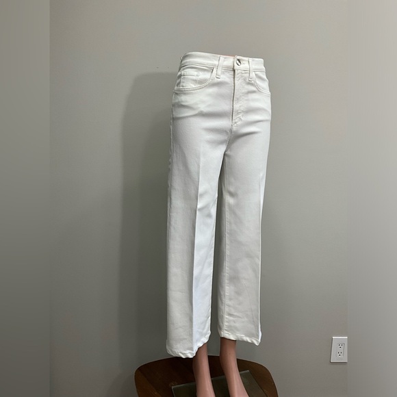 Joe's Jeans White High-Rise Straight Leg Jeans - Picture 2 of 7